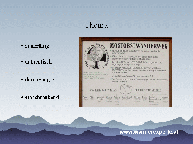 ein Thema w&auml;hlen, das zugkr&auml;ftig, authentisch, durchg&auml;ngig und einschr&auml;nkend ist